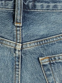 Parker Long Denim Shorts