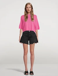 Parker Long Denim Shorts