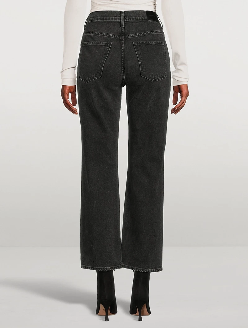 Mellery High-Waisted Straight Jeans