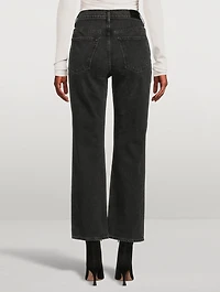 Mellery High-Waisted Straight Jeans