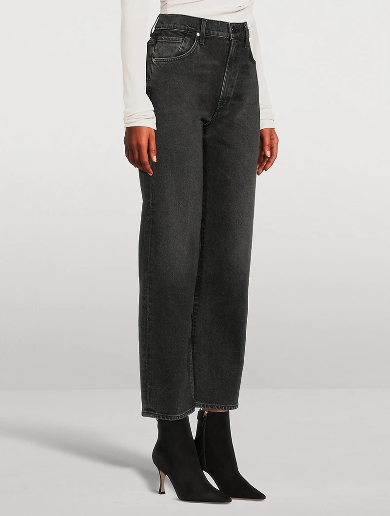 Mellery High-Waisted Straight Jeans