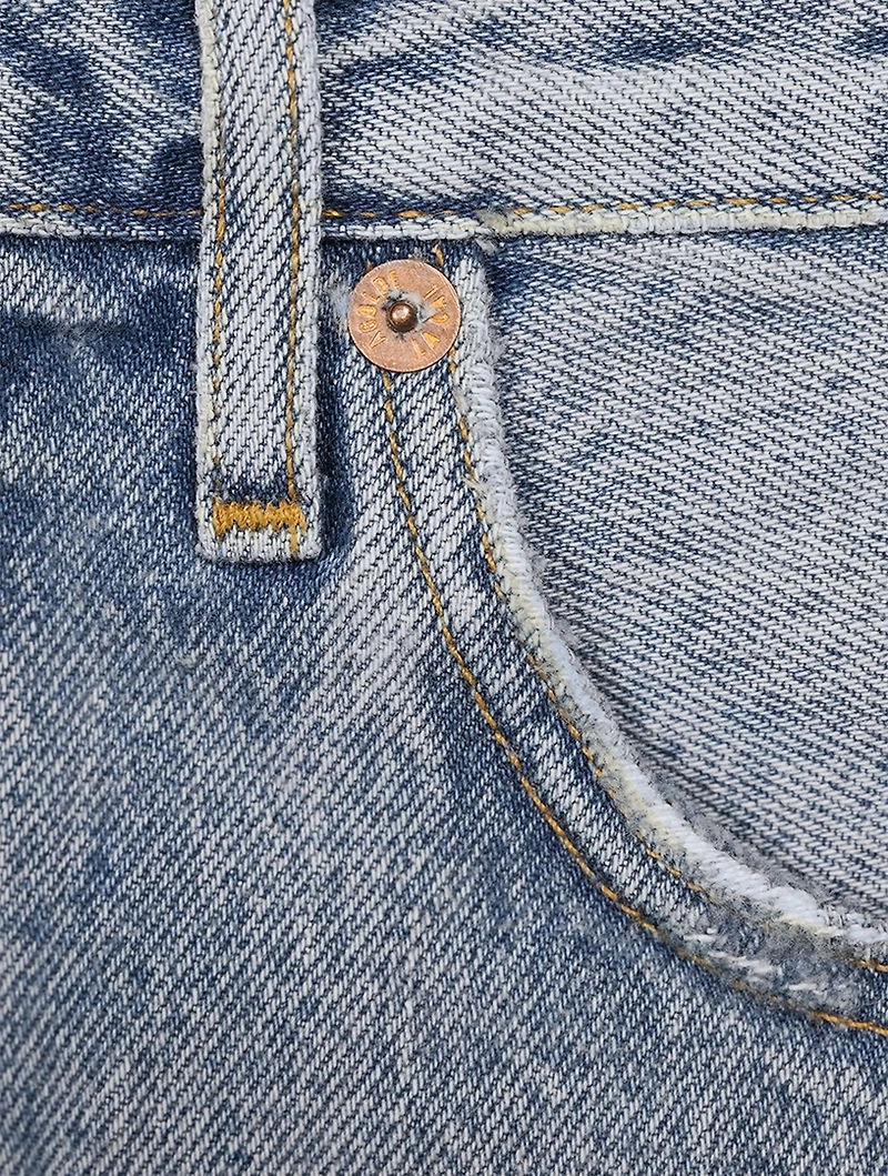 Riley High-Rise Straight-Leg Cropped Jeans
