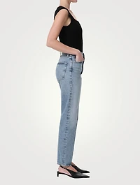 90s Pinch Waist Straight Jeans