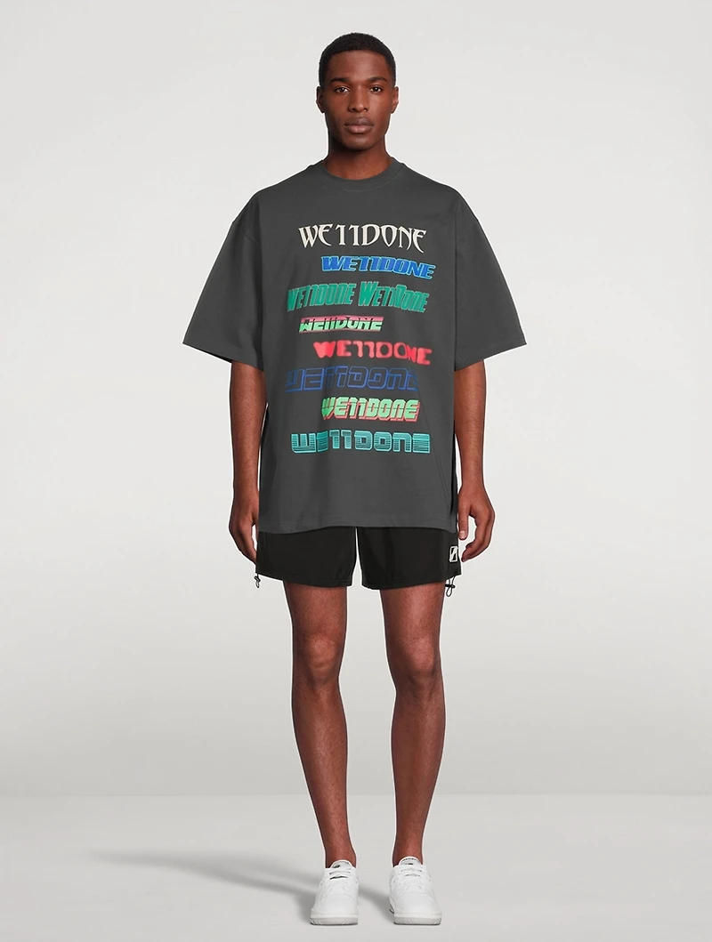 Elastic-Waist Shorts