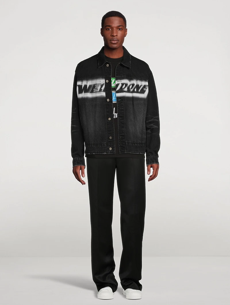 Wool-Blend Straight-Leg Pants
