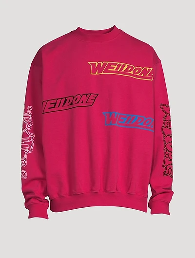 Cotton Sweatshirt With Side Logo