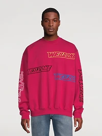 Cotton Sweatshirt With Side Logo