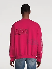 Cotton Sweatshirt With Side Logo