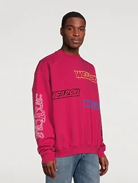 Cotton Sweatshirt With Side Logo