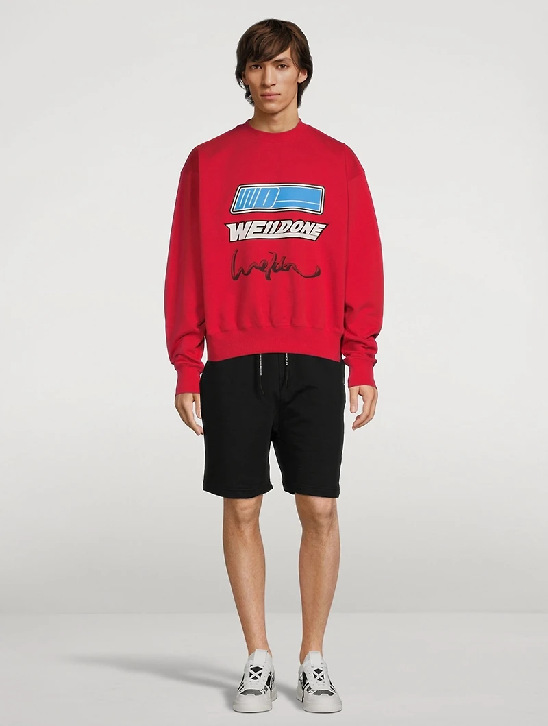 Cotton Logo Sweatshirt