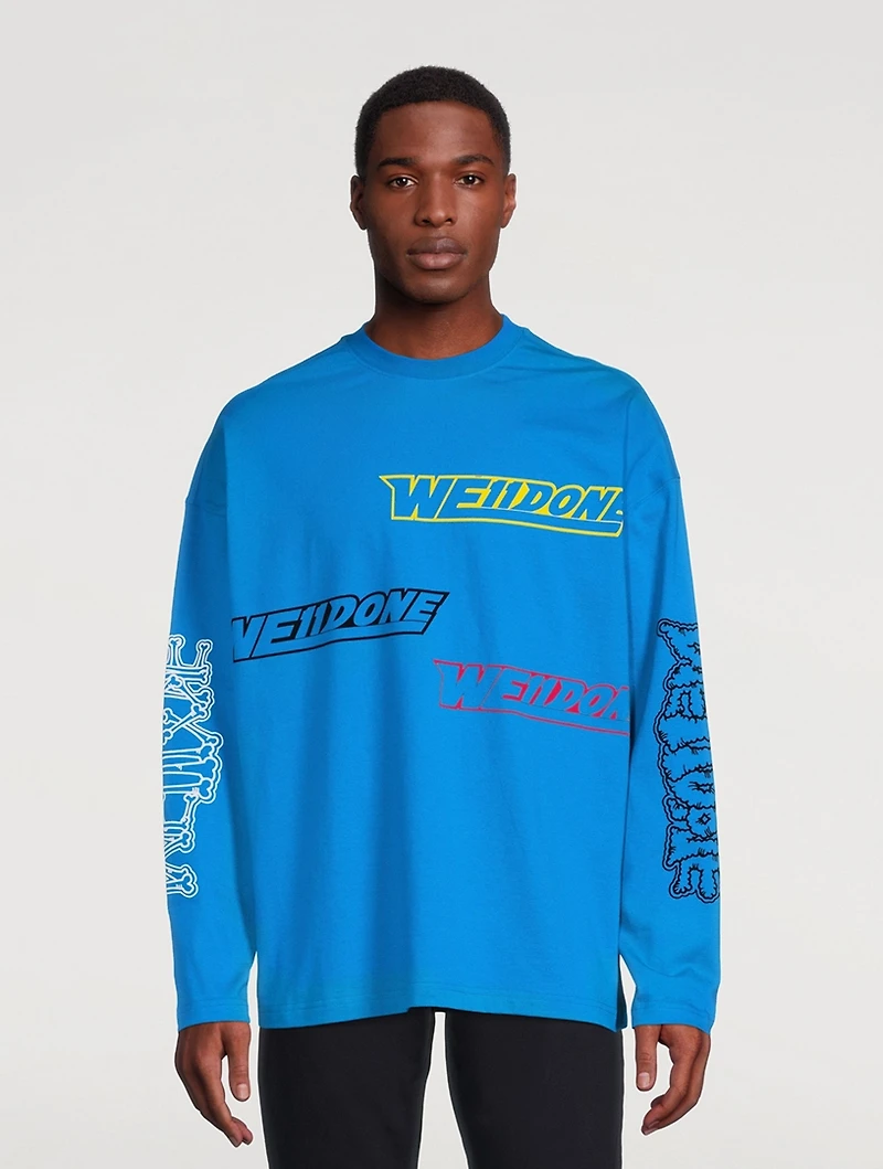 Long-Sleeve T-Shirt With Side Logo