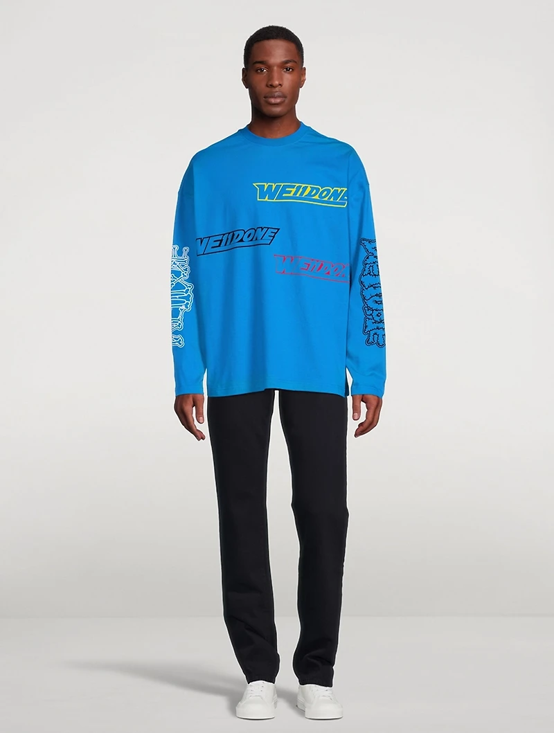 Long-Sleeve T-Shirt With Side Logo