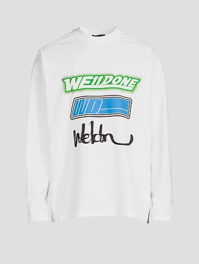 Cotton Long-Sleeve T-Shirt With Logo