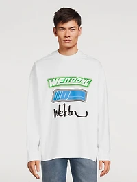 Cotton Long-Sleeve T-Shirt With Logo