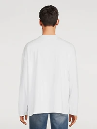 Cotton Long-Sleeve T-Shirt With Logo