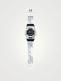 G Shock Snow Camo Analog Digital Resin Strap Watch