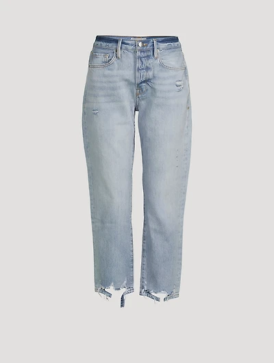 Le Original Distressed Straight Jeans