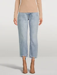Le Original Distressed Straight Jeans