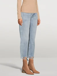 Le Original Distressed Straight Jeans