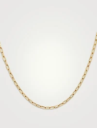 14K Gold Mini Link Necklace