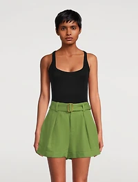 Pima Cotton Scoop Neck Tank Top