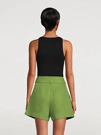 Pima Cotton Scoop Neck Tank Top