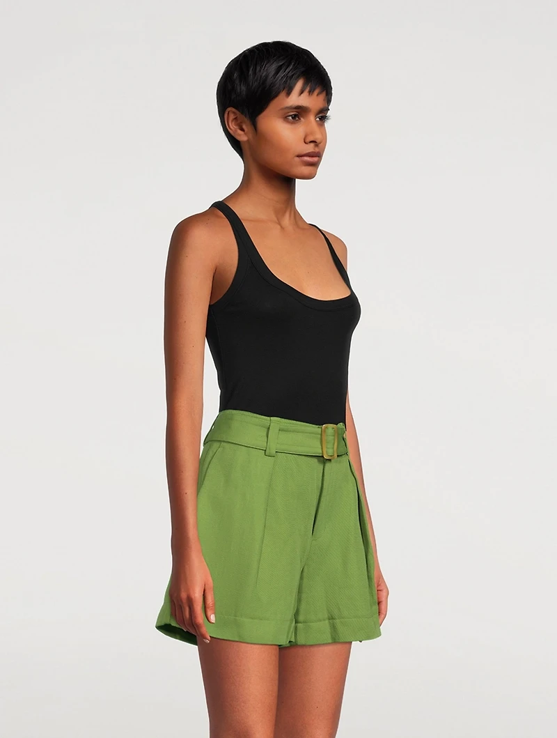 Pima Cotton Scoop Neck Tank Top