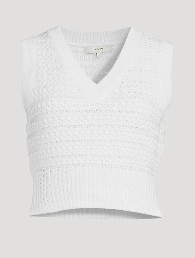 Tuck Stitch Organic Cotton Vest