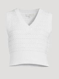 Tuck Stitch Organic Cotton Vest