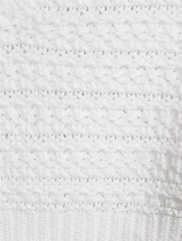 Tuck Stitch Organic Cotton Vest