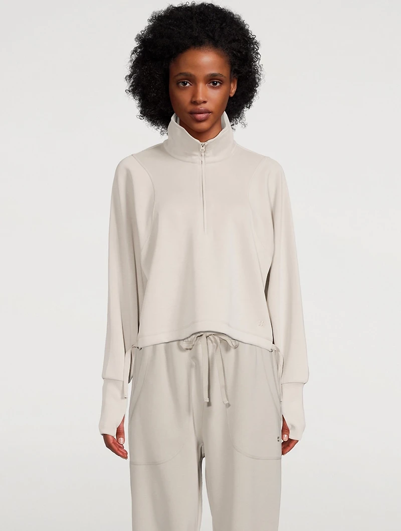 Sand Wash Half-Zip Sweatshirt