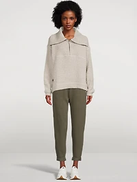 Restful Boucle Half-Zip Sweatshirt