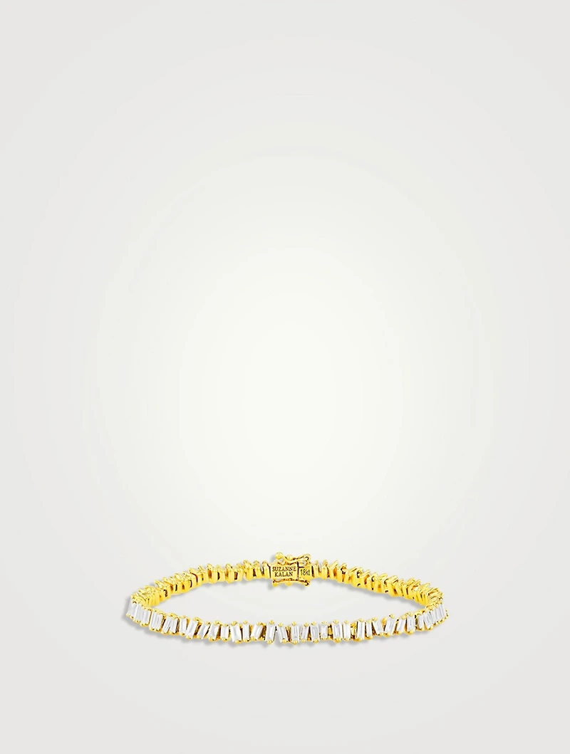 Fireworks 18K Gold Tennis Bracelet With Diamonds