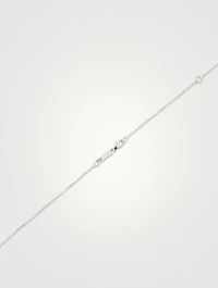 One-Of-A-Kind 18K White Gold Pendant Necklace With Diamonds