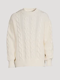 Cure Cotton Cable-Knit Sweater
