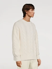 Cure Cotton Cable-Knit Sweater
