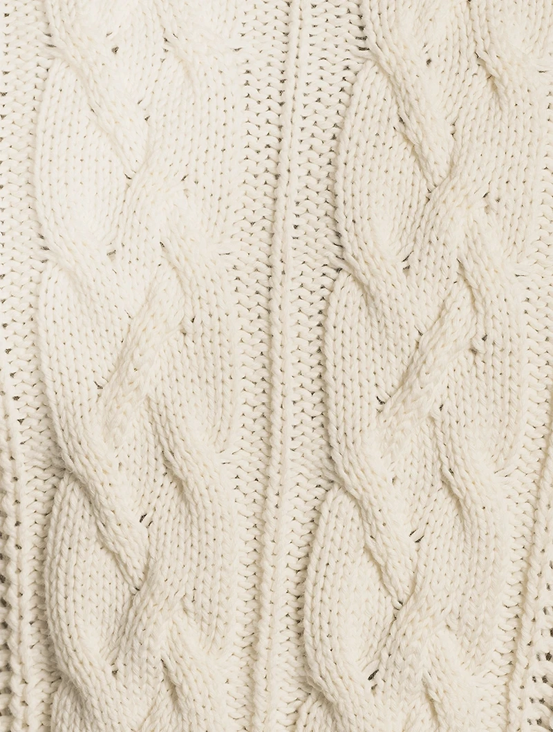 Cure Cotton Cable-Knit Sweater