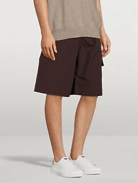 Column Belted Cargo Shorts