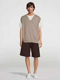 Column Belted Cargo Shorts