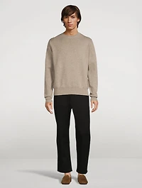 Sorello Wool And Cotton Crewneck Sweater