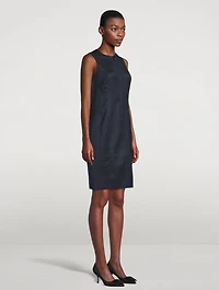 Reversible Wool Double-Face Sheath Dress