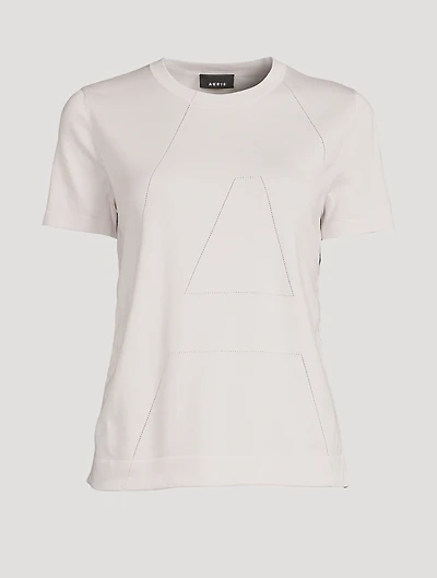 Perforated Jersey T-Shirt