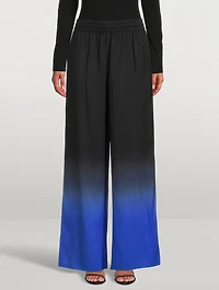 Avante Dip-Dyed Silk Pants