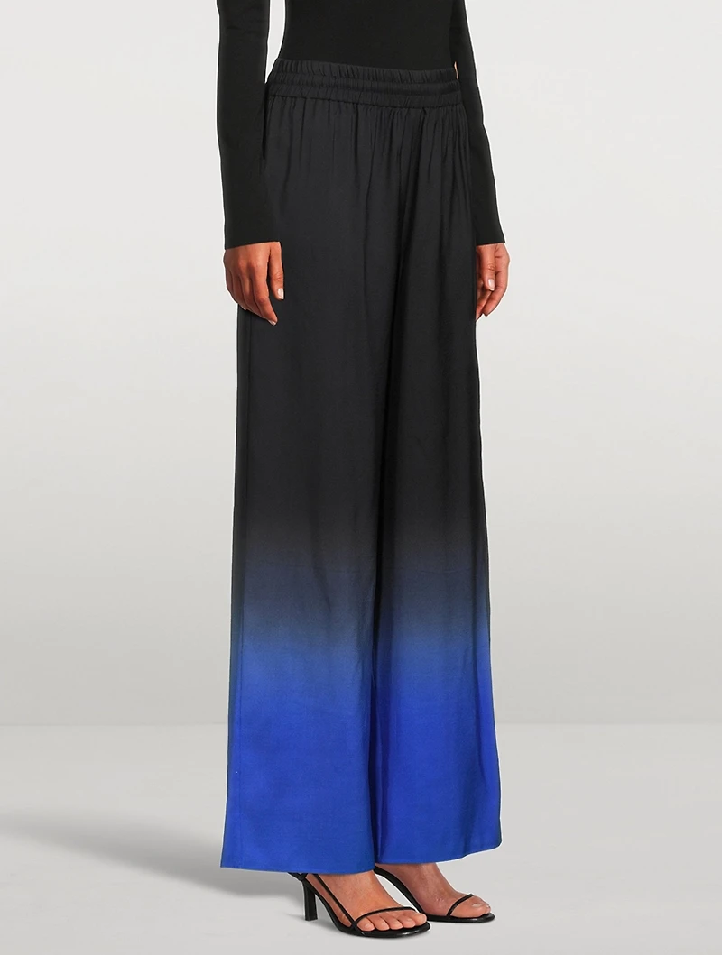 Avante Dip-Dyed Silk Pants