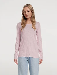 Slub Jersey Long-Sleeve T-Shirt