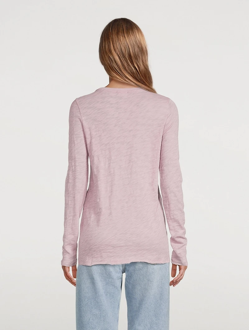 Slub Jersey Long-Sleeve T-Shirt