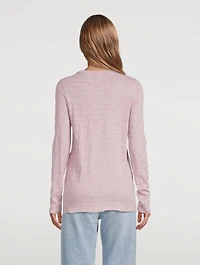 Slub Jersey Long-Sleeve T-Shirt
