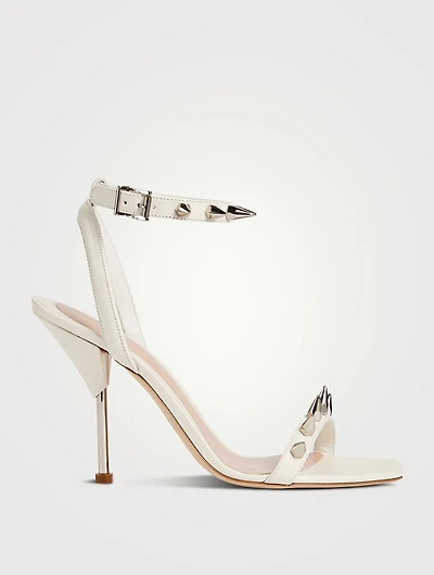 Stud Spike Leather Sandals