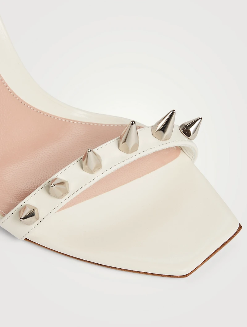 Stud Spike Leather Sandals