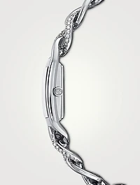 Cocktail Pavé Crystal Bracelet Watch